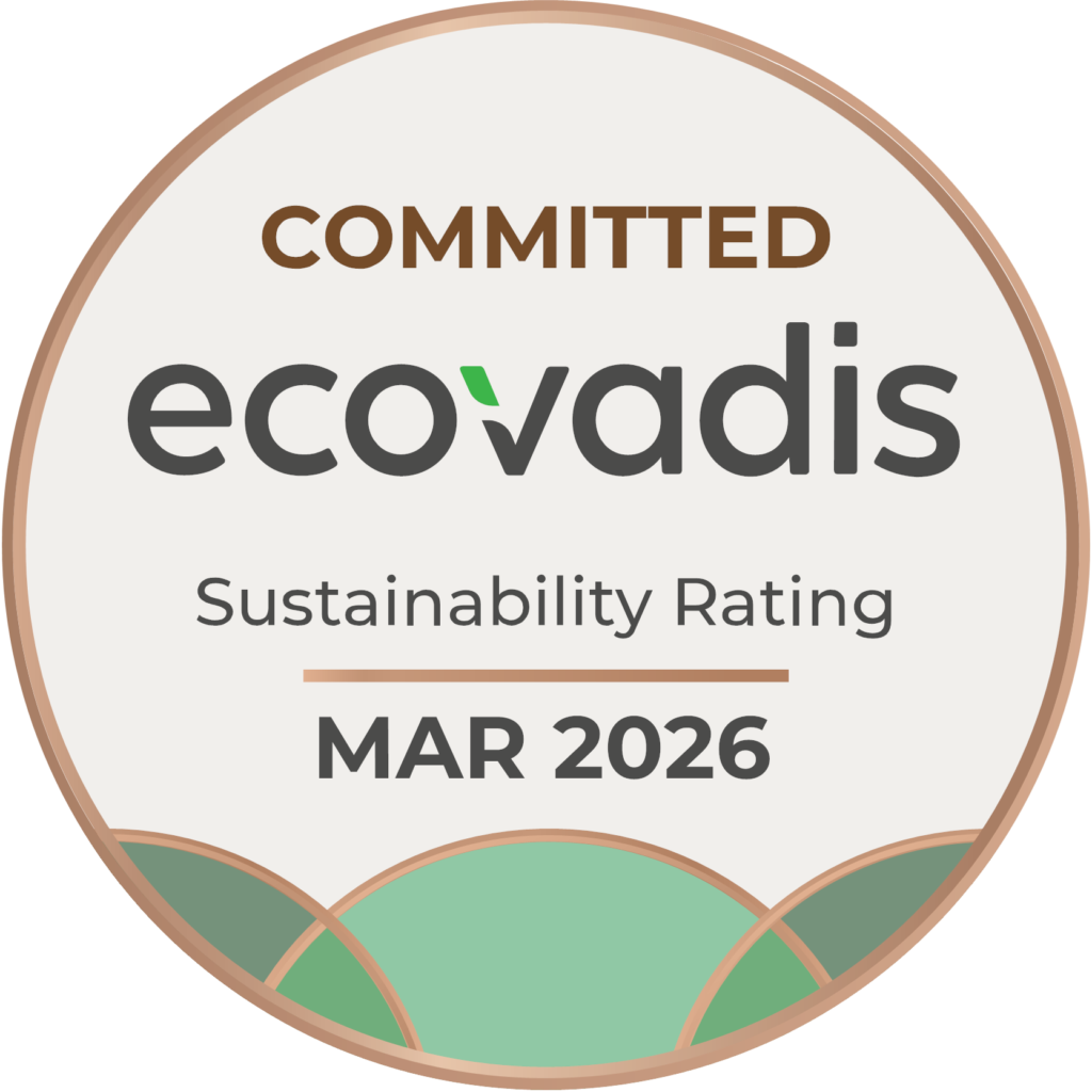 badge "Entreprise Engagée" décerné par EcoVadis 
